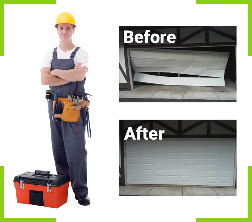 Garage Door Before And After